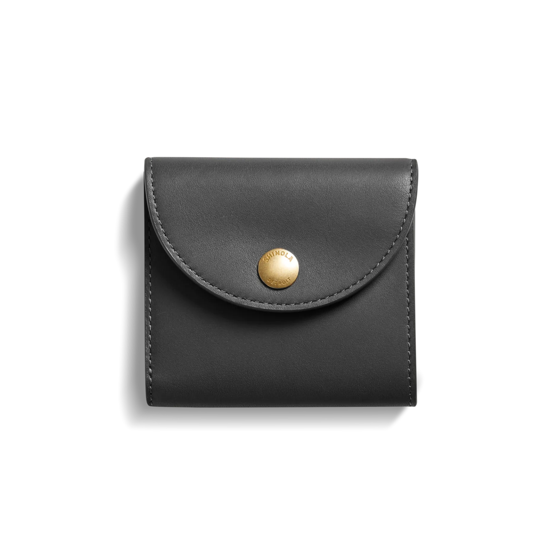 Outlet Shinola Birdy Small Snap Wallet Black