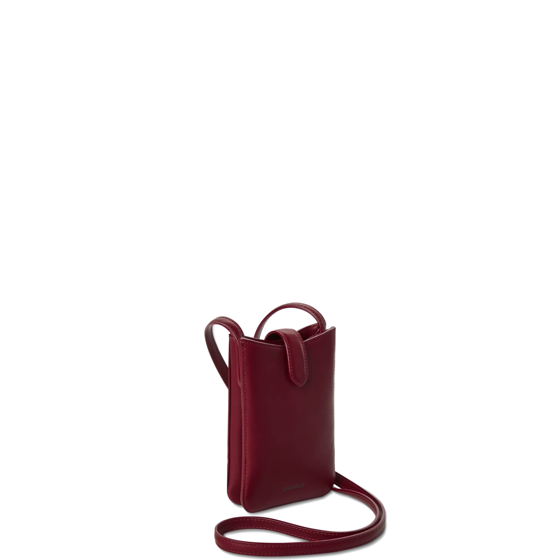 Clearance Shinola Bixby Phone Crossbody Ruby
