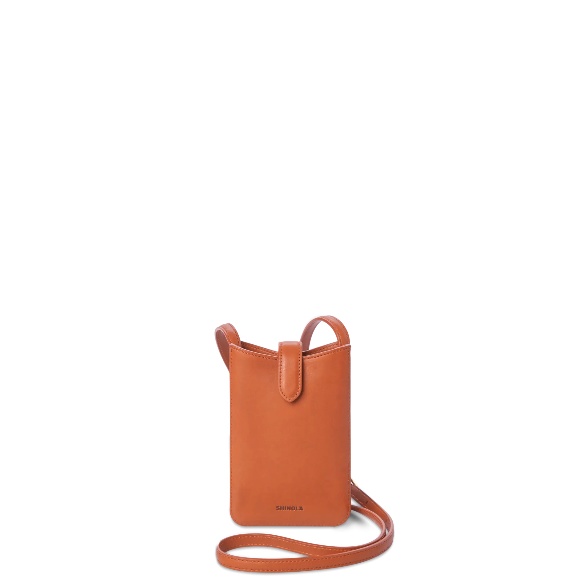 Discount Shinola Bixby Phone Crossbody Rust