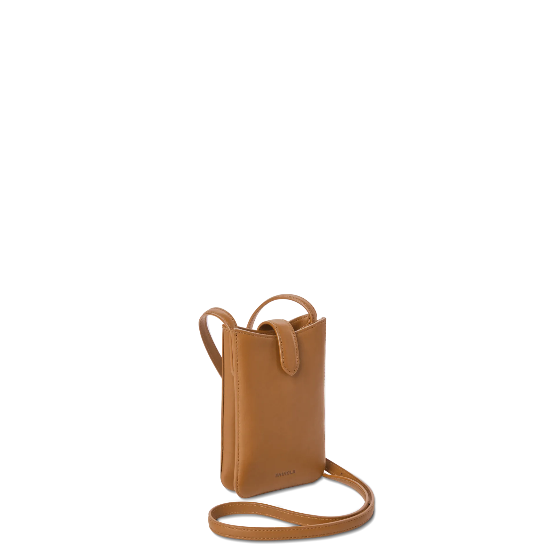 Outlet Shinola Bixby Phone Crossbody Tan