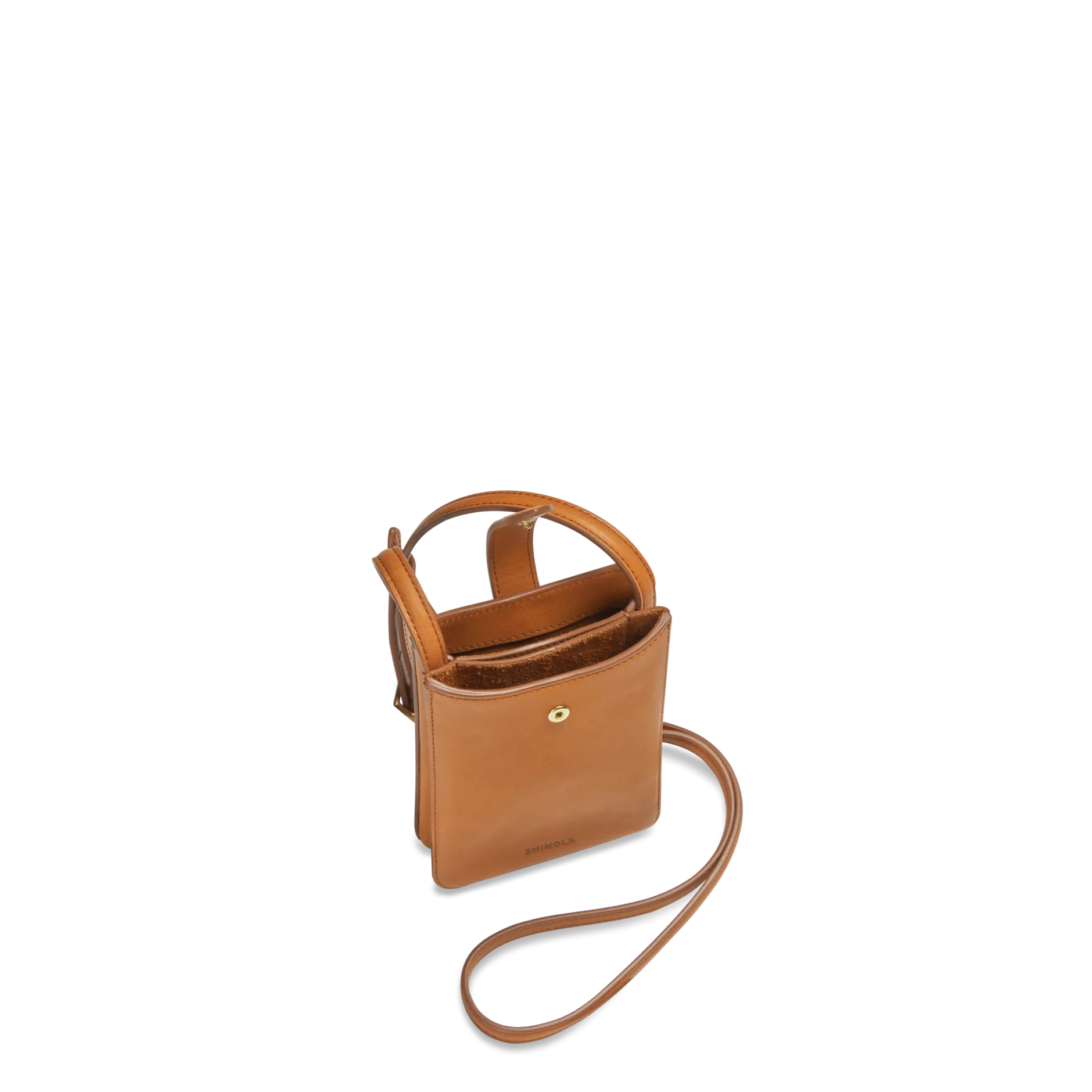 Outlet Shinola Bixby Phone Crossbody Tan