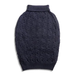 Discount Shinola Cable Knit Dog Sweater Ivory