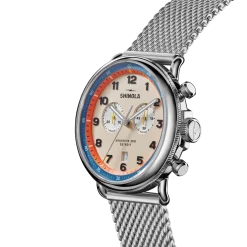 Hot Shinola Canfield C56 Chronograph Watch Cream