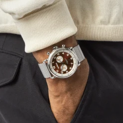Discount Shinola Canfield C56 Chronograph Watch Whiskey