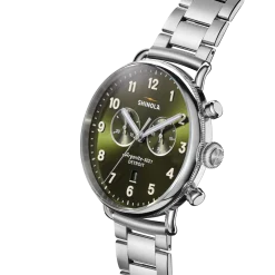 Clearance Shinola Canfield Chronograph Watch Dark Olive
