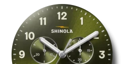 Clearance Shinola Canfield Chronograph Watch Dark Olive