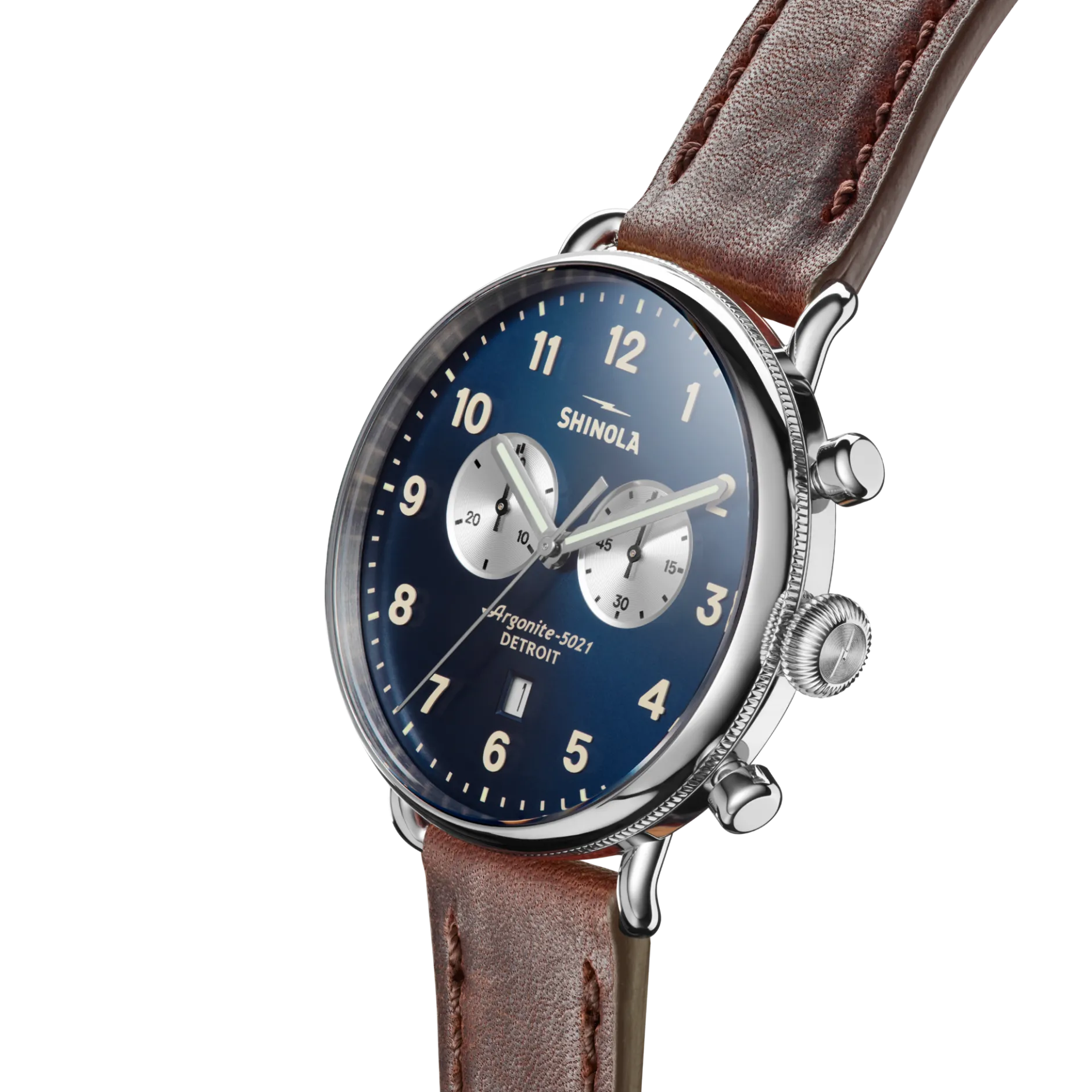 Clearance Shinola Canfield Chronograph Watch Midnight Blue