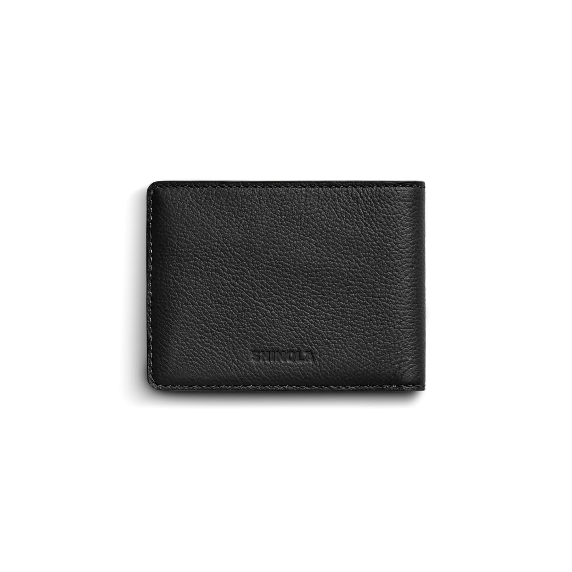 Shinola Canfield ID Bifold Wallet Black