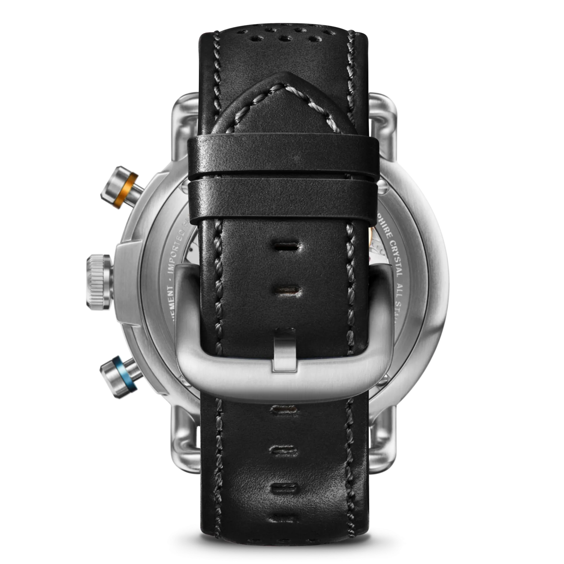 Outlet Shinola Canfield Speedway Open Road Automatic Chronograph Watch Black/Black Leather