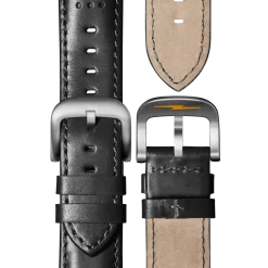 Outlet Shinola Canfield Speedway Open Road Automatic Chronograph Watch Black/Black Leather