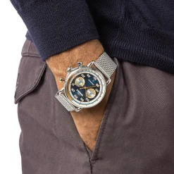Outlet Shinola Canfield Speedway Open Road Automatic Chronograph Watch Blue/Stainless Steel