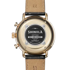 Best Shinola Canfield Sport Chronograph Watch Black Leather