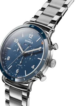 Sale Shinola Canfield Sport Chronograph Watch Midnight Blue