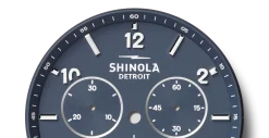 Clearance Shinola Canfield Sport Chronograph Watch Midnight Blue