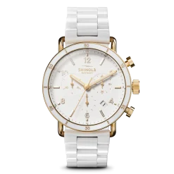 Discount Shinola Canfield Sport Chronograph Watch Soft White