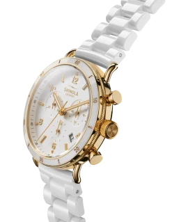 Discount Shinola Canfield Sport Chronograph Watch Soft White