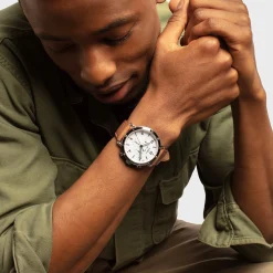 Shinola Canfield Sport Chronograph Watch White
