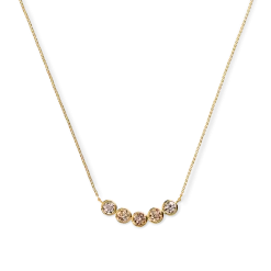 Sale Shinola 2 Carat Desert Diamond Curved Bar Necklace OS