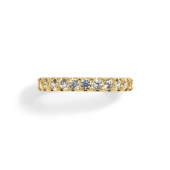 Hot Shinola 1 Carat Diamond Anniversary Band Yellow Gold