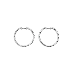 Sale Shinola 1 Carat Diamond Hoop Earrings