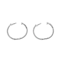 Sale Shinola 1 Carat Diamond Hoop Earrings