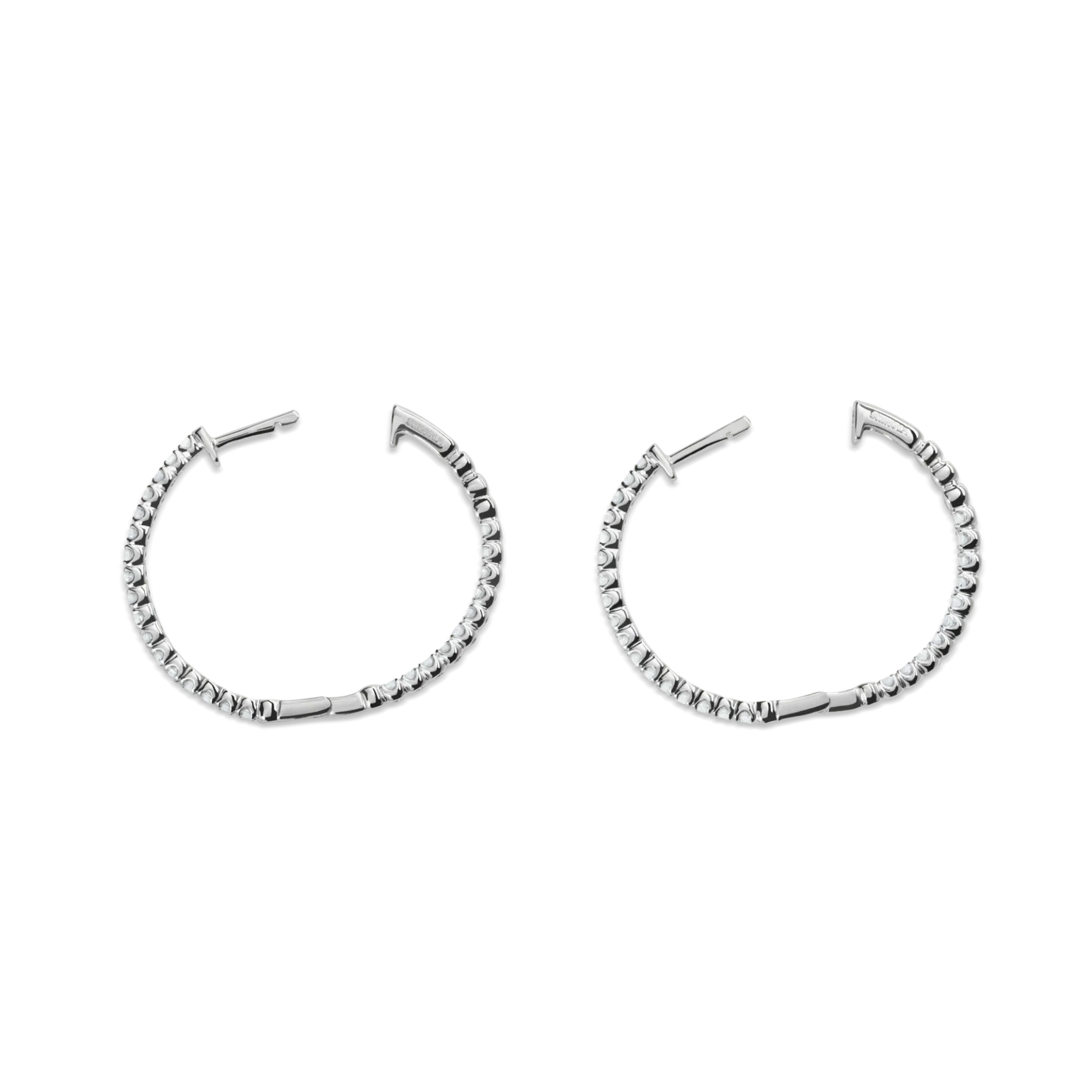 Sale Shinola 1 Carat Diamond Hoop Earrings