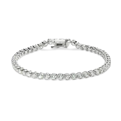 Shinola 3 Carat 7" Diamond Tennis Bracelet White Gold