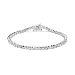 Clearance Shinola 1 Carat 7" Diamond Tennis Bracelet White Gold