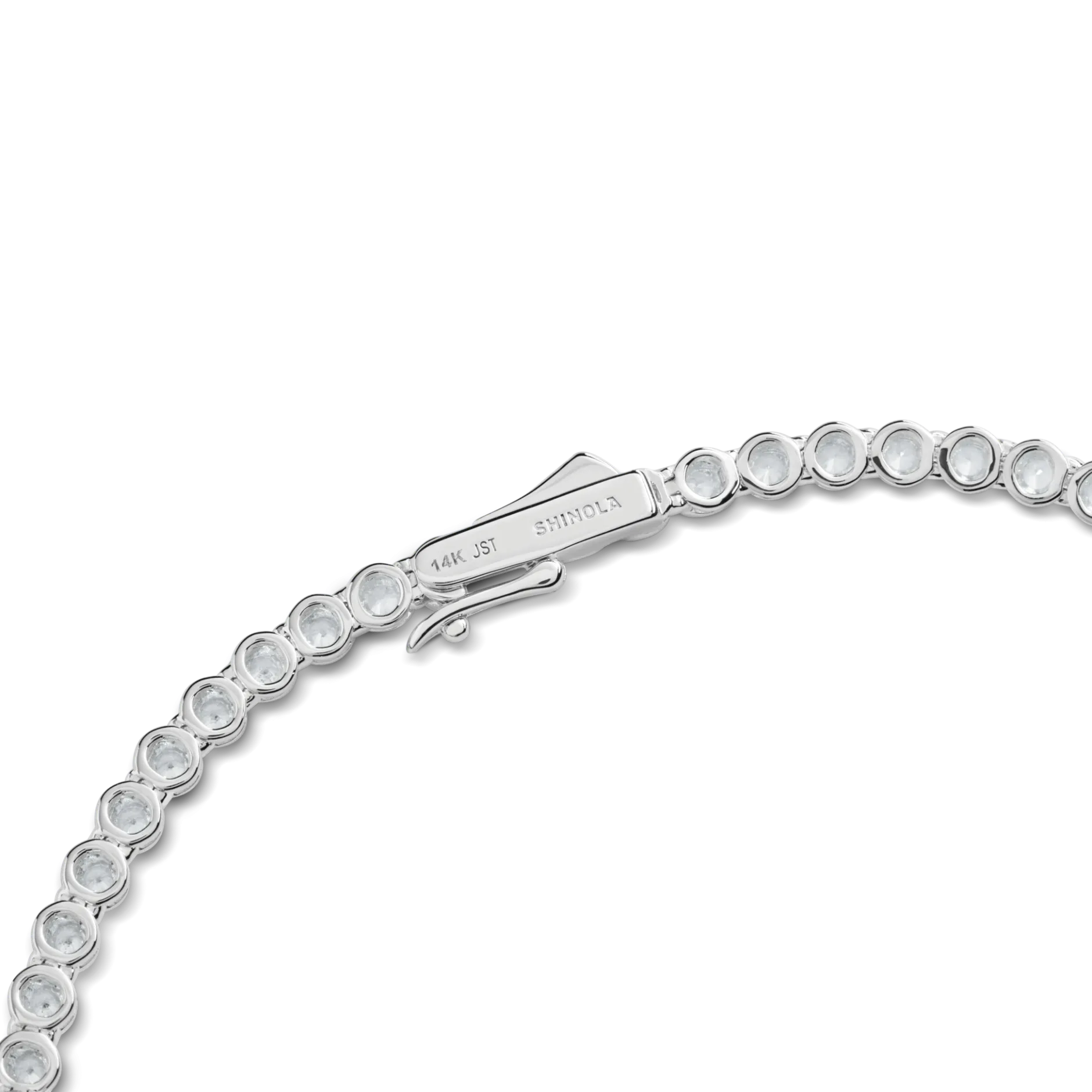 Shinola 5 Carat Diamond Tennis Necklace White Gold