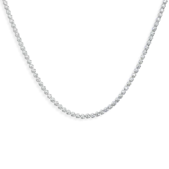 Clearance Shinola 7 Carat Diamond Tennis Necklace White Gold