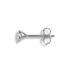 Sale Shinola 1/4 Carat Round Diamond Bezel Studs White Gold