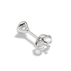 Sale Shinola 1/4 Carat Round Diamond Bezel Studs White Gold