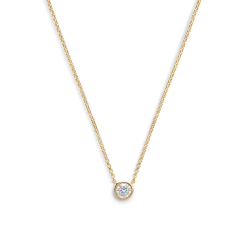 Discount Shinola Round Diamond Necklace 1/2 Carat