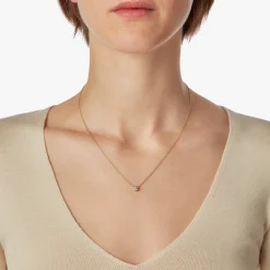 Discount Shinola Round Diamond Necklace 1/4 Carat