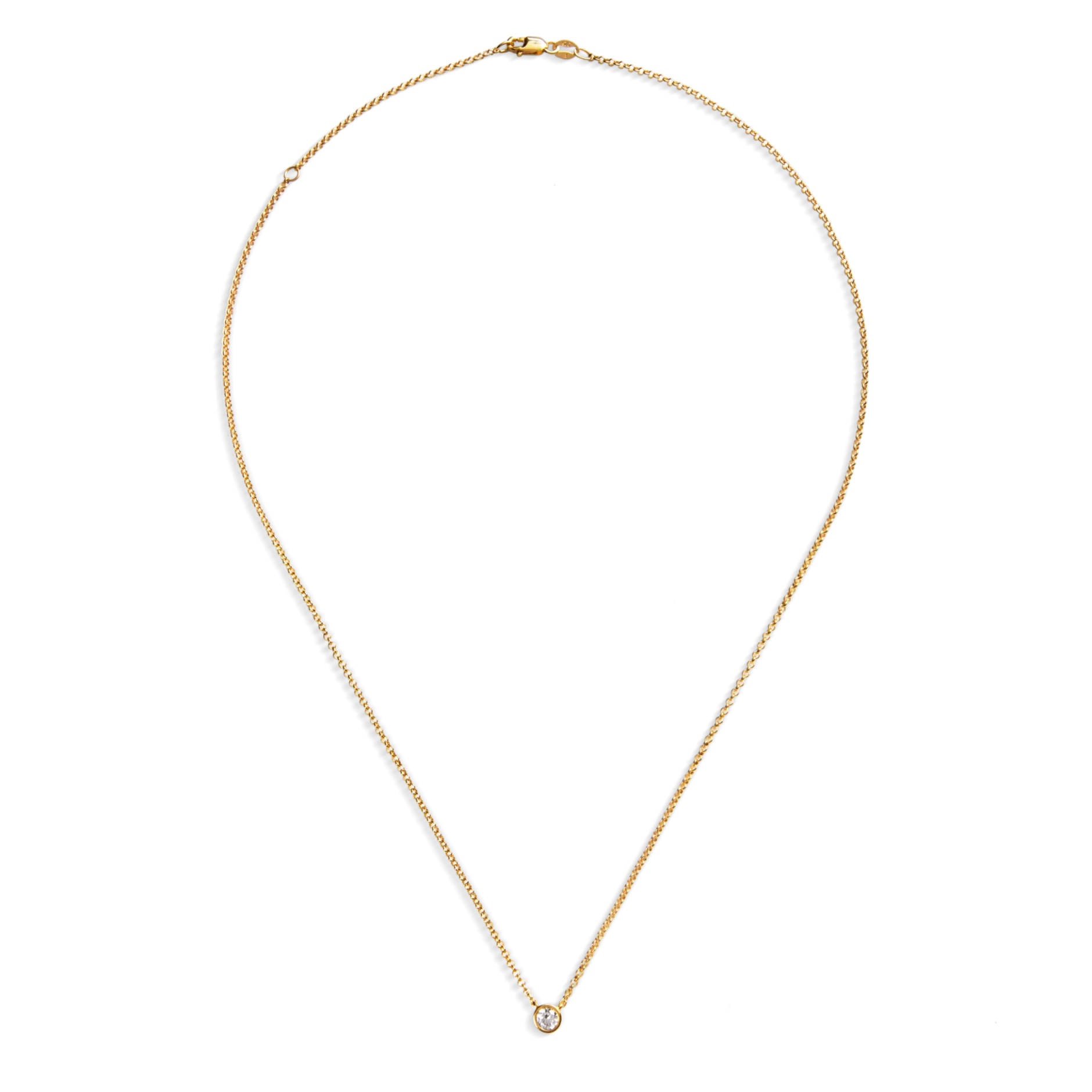 Discount Shinola Round Diamond Necklace 1/4 Carat