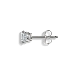 Best Shinola 1 Carat Round Diamond Studs White Gold