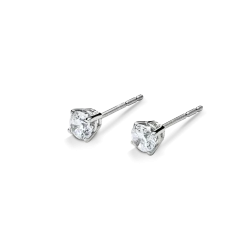 Online Shinola 1/2 Carat Round Diamond Studs White Gold