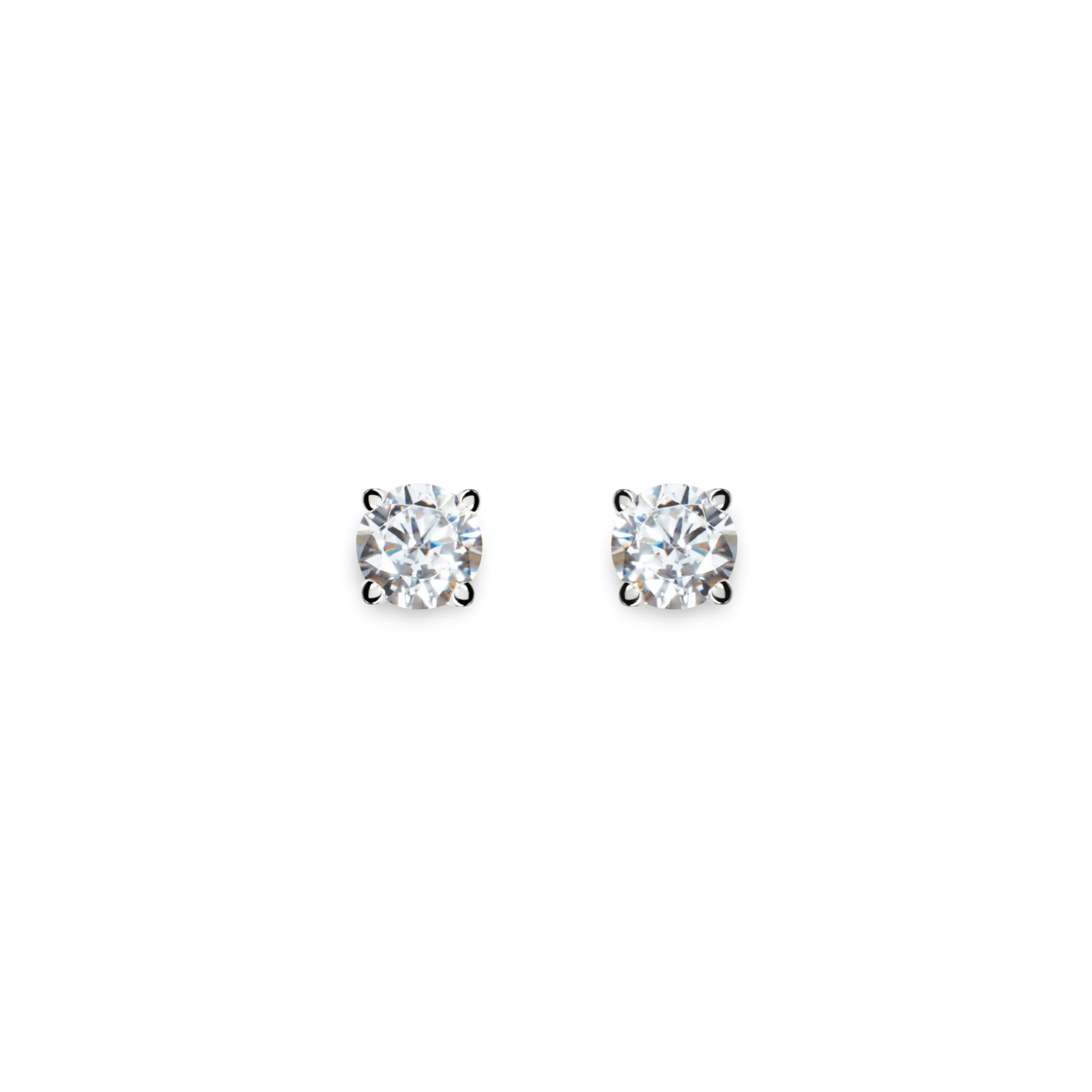 Online Shinola 1/2 Carat Round Diamond Studs White Gold