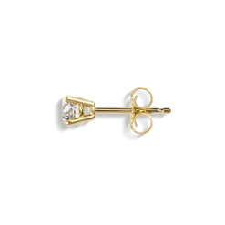 Clearance Shinola 1/2 Carat Round Diamond Studs Yellow Gold