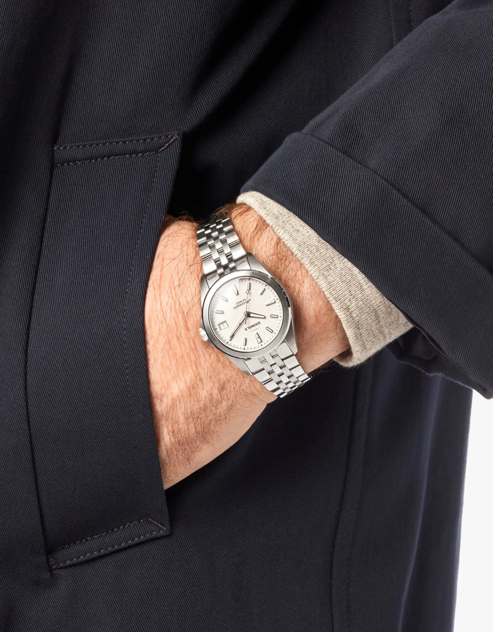Clearance Shinola Circadian Monster Automatic Watch Alabaster