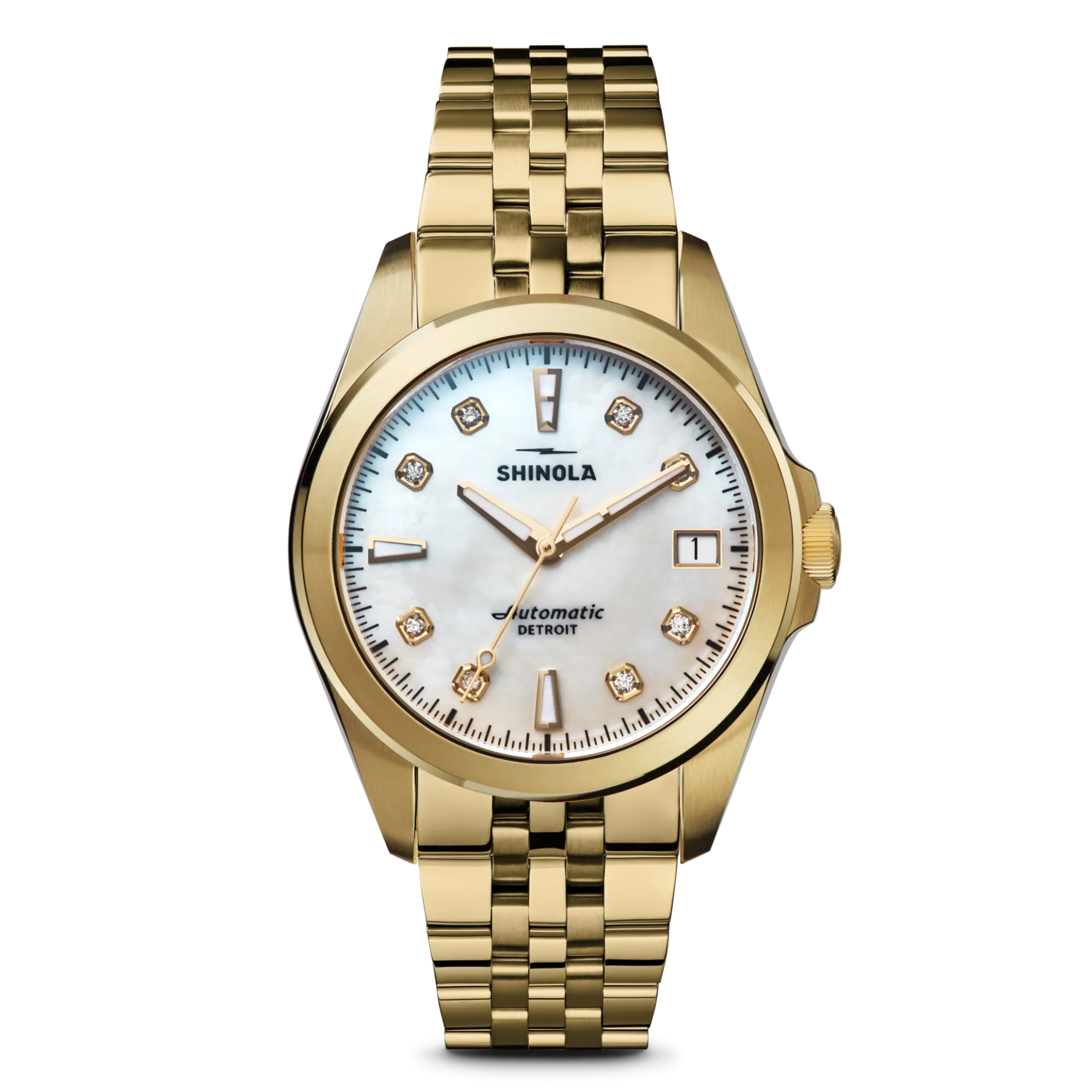Outlet Shinola Circadian Monster Automatic Watch Diamond/Mother of Pearl