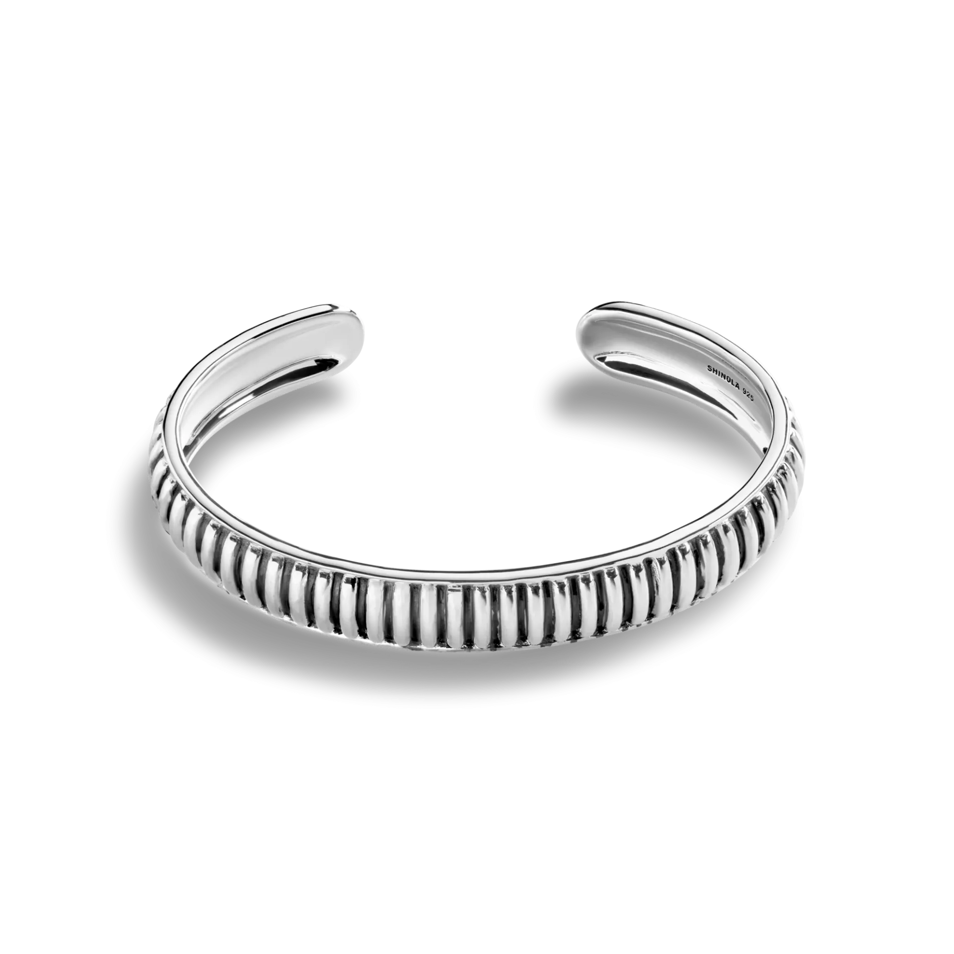 Online Shinola Coin Edge Cuff Bracelet
