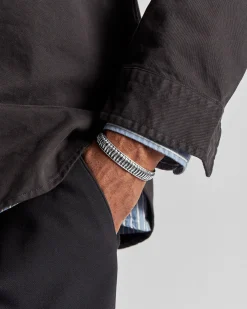 Online Shinola Coin Edge Cuff Bracelet