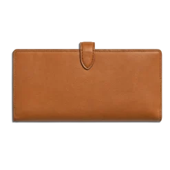 New Shinola Continental Snap Wallet Tan