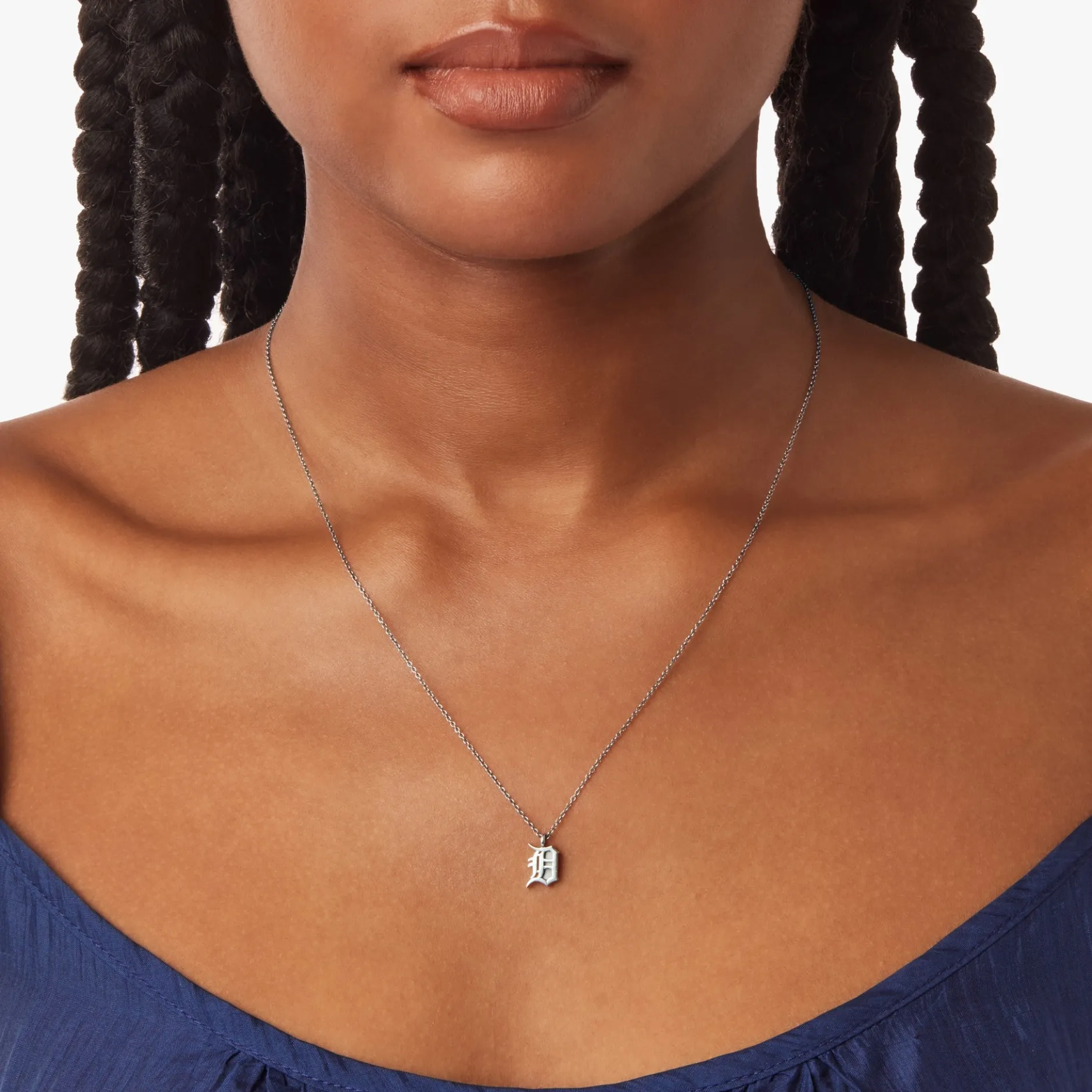 New Shinola Detroit "D" Charm Necklace