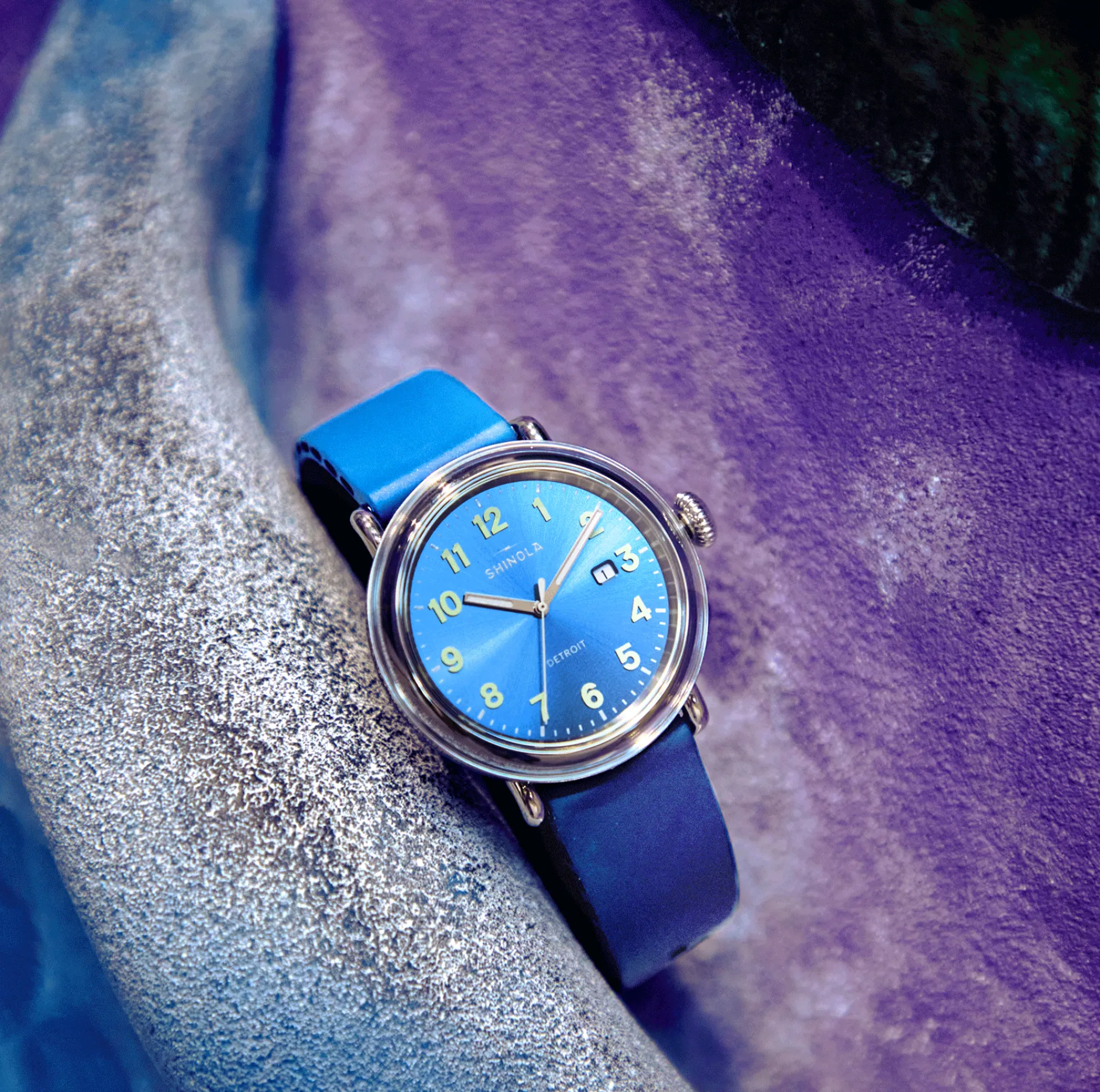 Shinola Detrola Watch Blue
