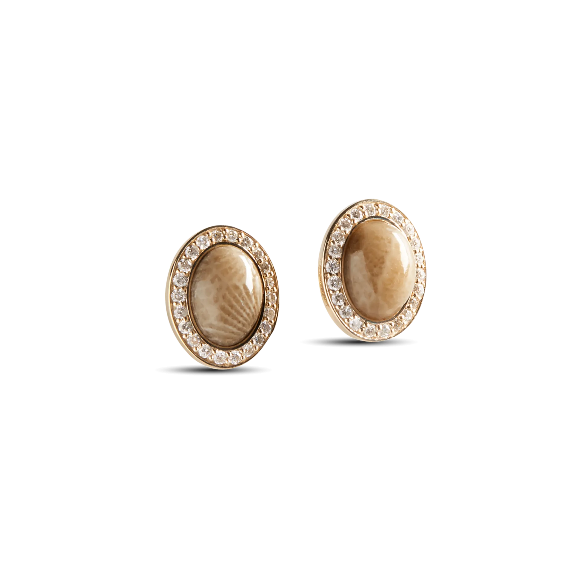 Best Shinola Diamond Pave Book Petoskey Studs