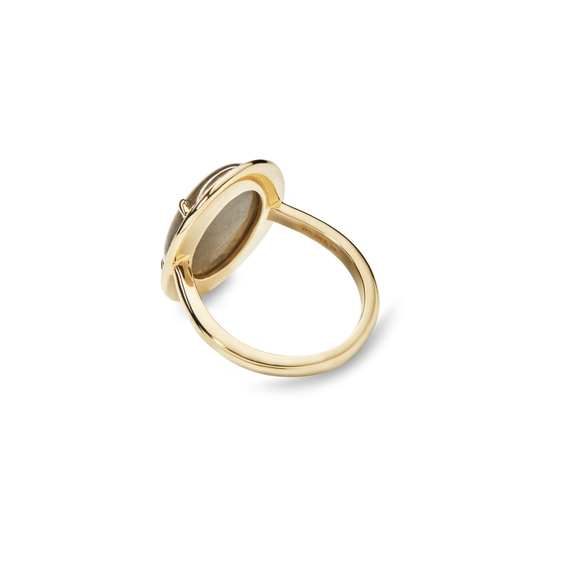Best Shinola Diamond Pave Oval Petoskey Ring