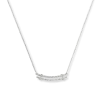 Hot Shinola Diamond Pave Rivet Double Row Necklace