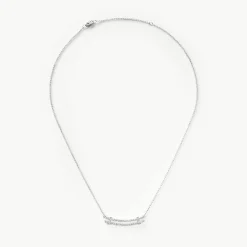 Hot Shinola Diamond Pave Rivet Double Row Necklace